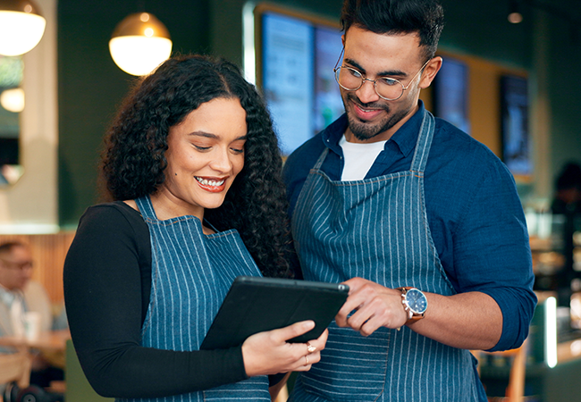 Sobresalga en la gestión de menús